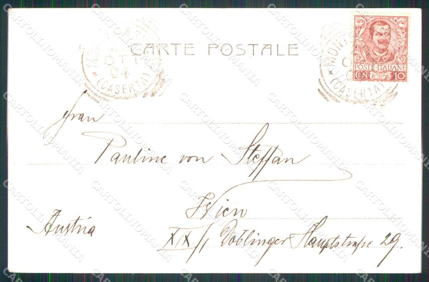 Frosinone Montecassino Saluto da Convitto Alterocca 2916 cartolina RB8759 – retro