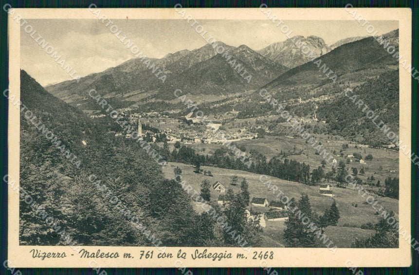 Verbania Malesco Valle Vigezzo cartolina RB8772 – fronte