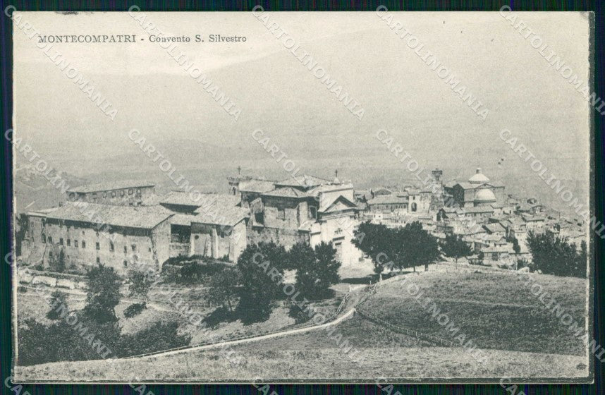 Roma Monte Compatri Convento San Silvestro cartolina RB8775 – fronte
