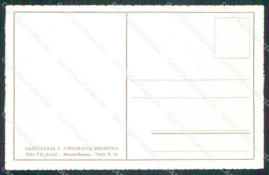Lecco Merate Villa Adriana cartolina RB8777 – retro