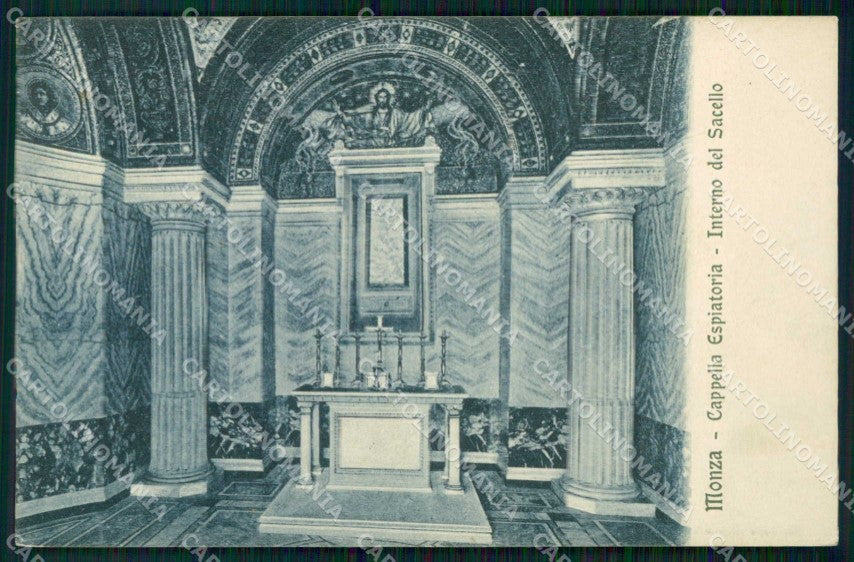 Milano Monza Città Cappella Espiatoria Interno del Sacello cartolina RB8787 – fronte
