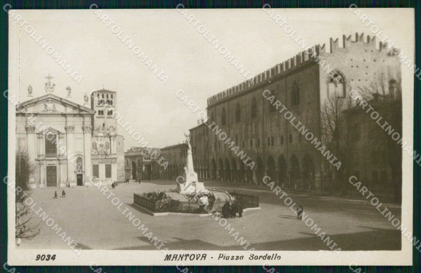 Mantova Città Piazza Sordello Foto cartolina RB8794 – fronte