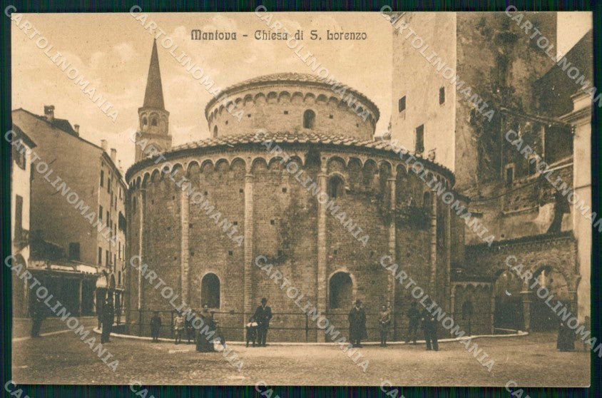 Mantova Città Chiesa di San Lorenzo cartolina RB8811 – fronte