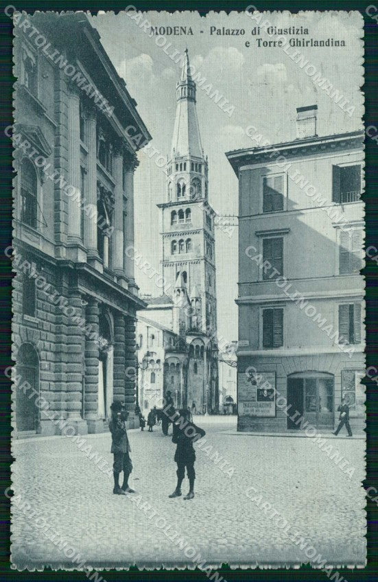 Modena Città Palazzo di Giustizia Torre Ghirlandina cartolina RB8830 – fronte