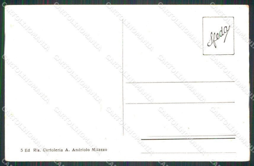 Messina Milazzo Spiaggia del Tono cartolina RB8837 – retro
