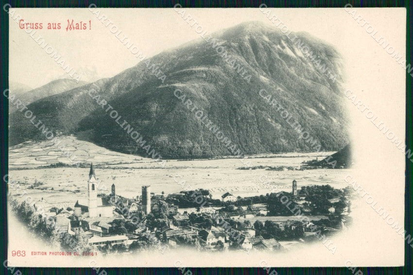 Bolzano Mals Saluti da cartolina RB8843 – fronte