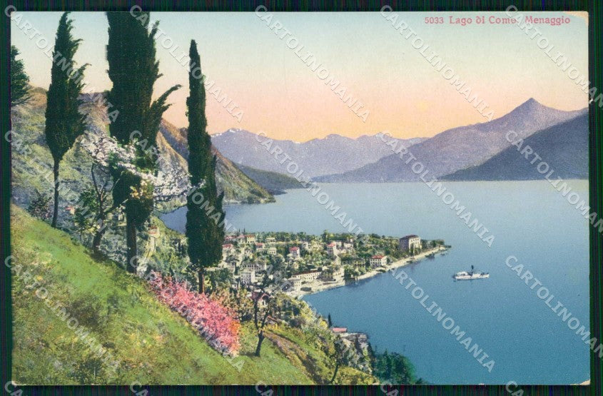 Como Menaggio Lago cartolina RB8871 – fronte