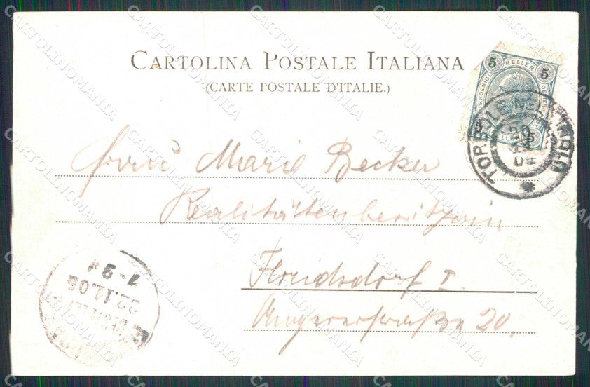 Verona Malcesine Lago di Garda Stengel 7128 cartolina RB8883 – retro