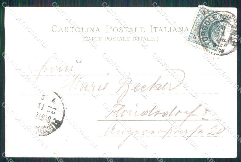 Verona Malcesine Lago di Garda Stengel 7129 cartolina RB8887 – retro