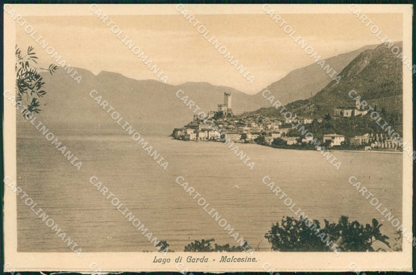Verona Malcesine Lago di Garda cartolina RB8889 – fronte