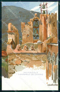 Palermo Monreale Campanile del Duomo Wieland cartolina RB8901 – fronte