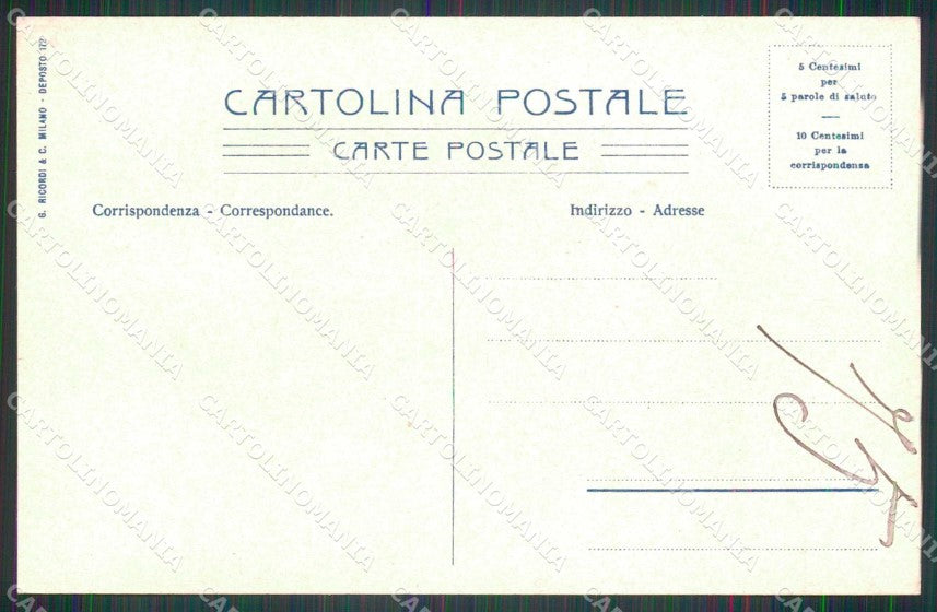 Palermo Monreale Campanile del Duomo Wieland cartolina RB8901 – retro