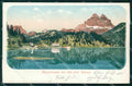 Belluno Auronzo di Cadore Lago di Misurina PIEGATA cartolina RB8905 – fronte