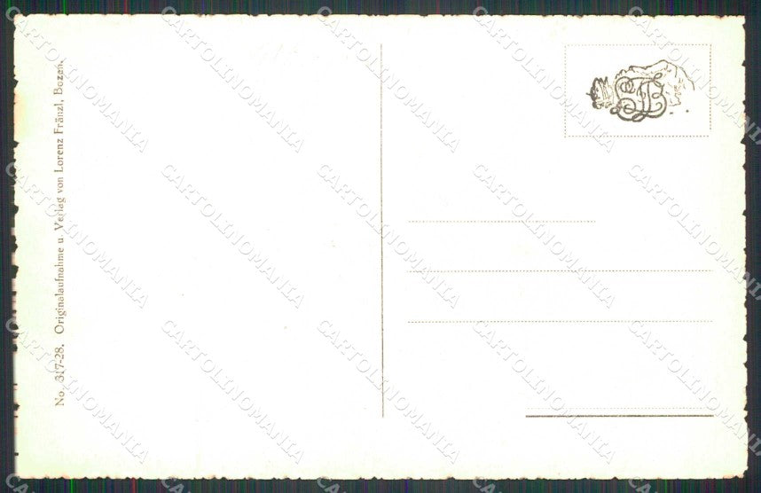 Trento Passo della Mendola Luogo di Cura Casa Penegal Franzl cartolina RB8912 – retro