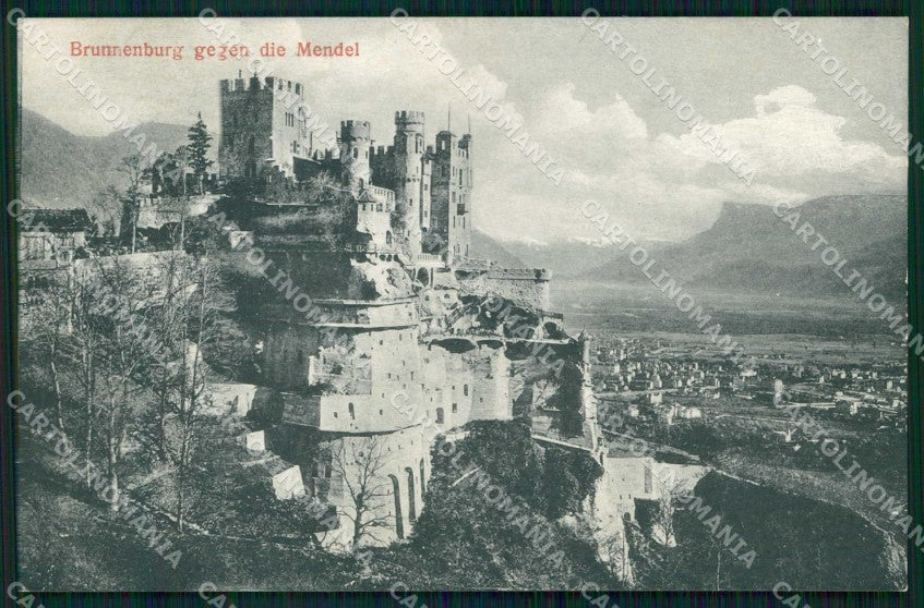 Trento Passo della Mendola Castello cartolina RB8917 – fronte