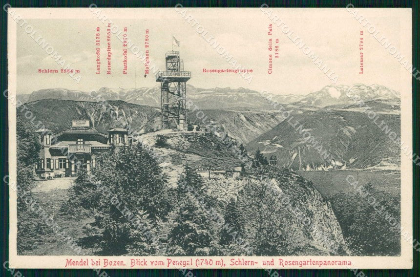 Trento Passo della Mendola cartolina RB8919 – fronte