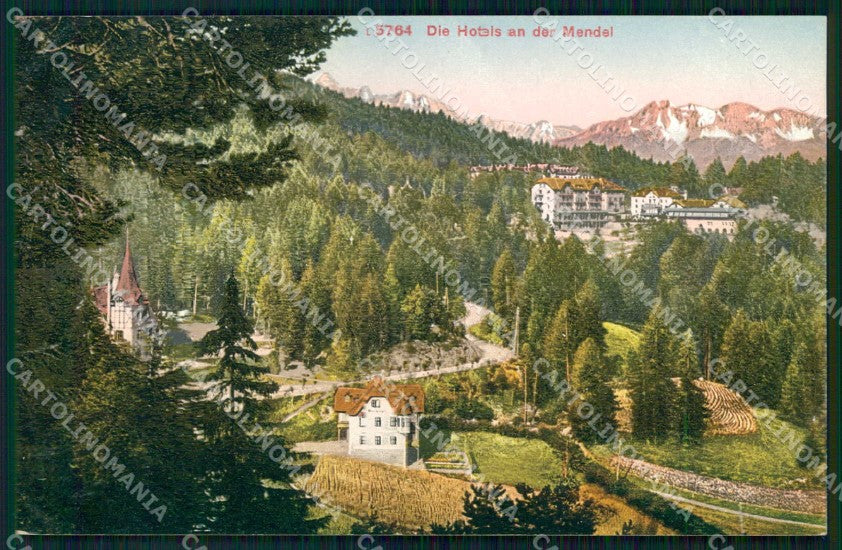 Trento Passo della Mendola Hotel cartolina RB8920 – fronte