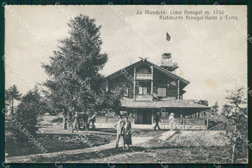 Trento Passo della Mendola Cima Penegal Ristorante Penegal cartolina RB8921 – fronte