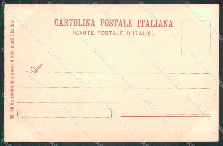 Massa Città Ricordo di Piazza del Municipio cartolina RB8927 – retro