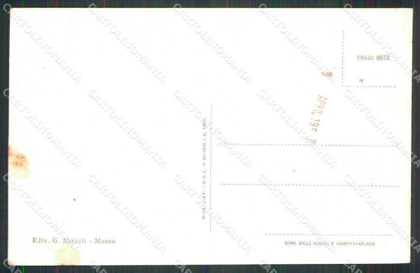 Massa Marina di Colonia Fiat cartolina RB8931 – retro