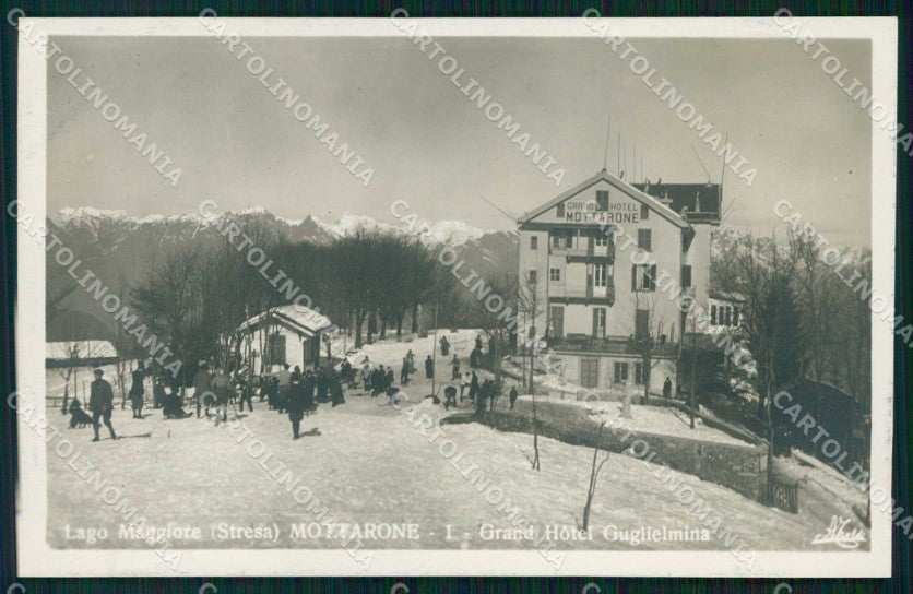 Novara Mottarone Grand Hotel Guglielmina Foto cartolina RB8938 – fronte