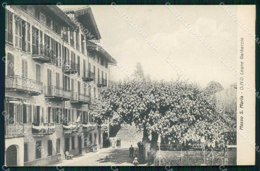 Biella Mosso Santa Maria OND Leone Garbaccio cartolina RB8939 – fronte