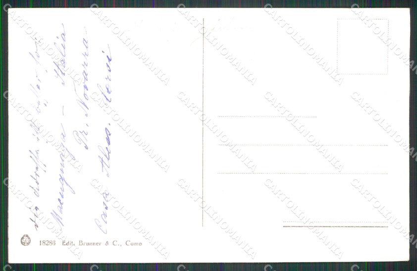 Verbania Macugnaga Chiesa Vecchia Gran Fillar Brunner 18286 cartolina RB8949 – retro