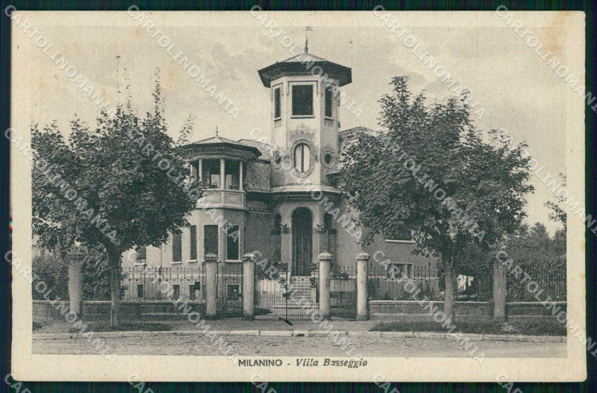 Milano Cusano Milanino Villa Basseggio cartolina RB8954 – fronte