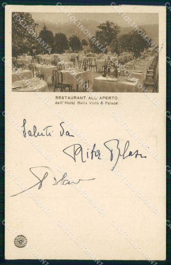 Pistoia Montecatini Terme Hotel Bella Vista e Palace cartolina RB8956 – fronte