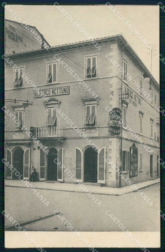 Pistoia Montecatini Terme Albergo Nettuno cartolina RB8957 – fronte