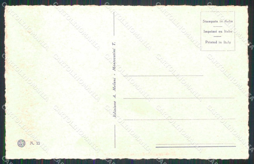 Pistoia Montecatini Terme Castello Funicolare cartolina RB8960 – retro