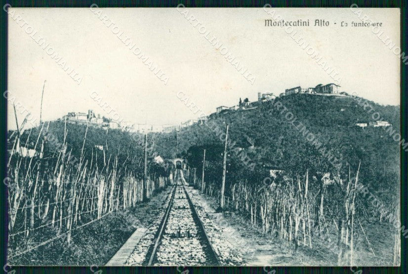 Pistoia Montecatini Terme Funicolare cartolina RB8964 – fronte
