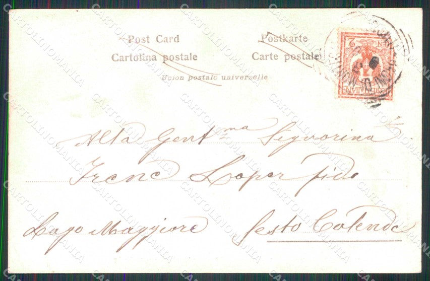 Pistoia Montecatini Terme Sorgente dell'Acqua Olivo cartolina RB8966 – retro