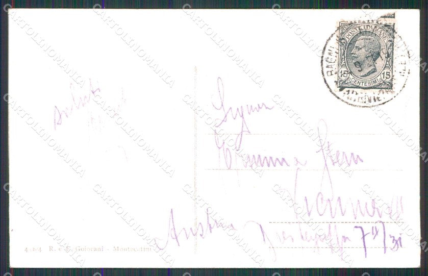 Pistoia Montecatini Terme Castello cartolina RB8968 – retro