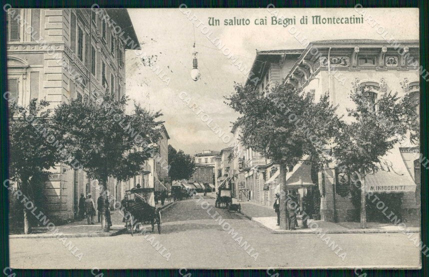 Pistoia Montecatini Terme Saluto da cartolina RB8972 – fronte