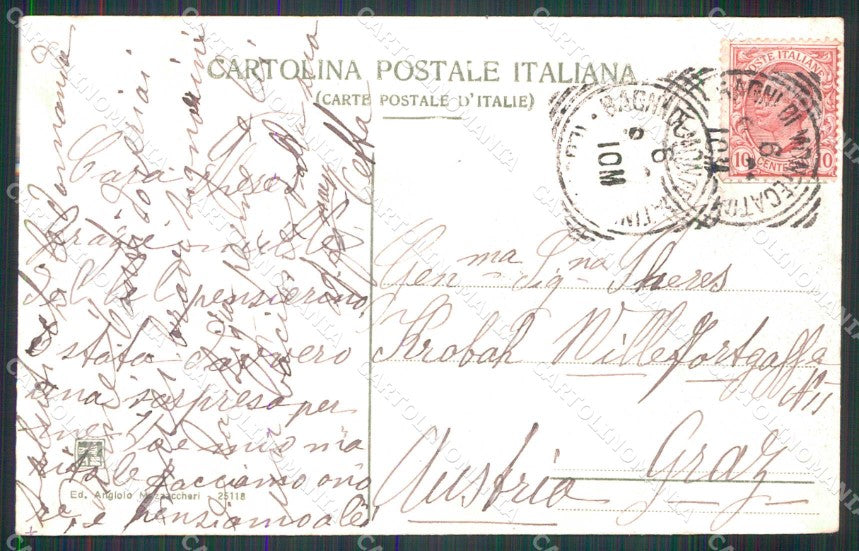 Pistoia Montecatini Terme Saluto da cartolina RB8972 – retro