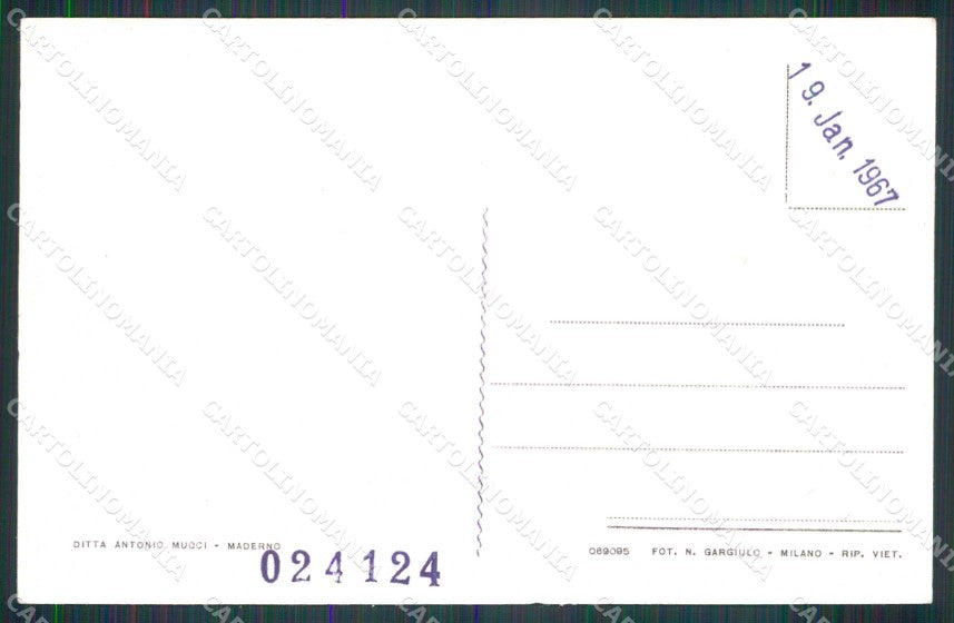 Brescia Toscolano Maderno Maderno Giardino del Grand Hotel cartolina RB8990 – retro