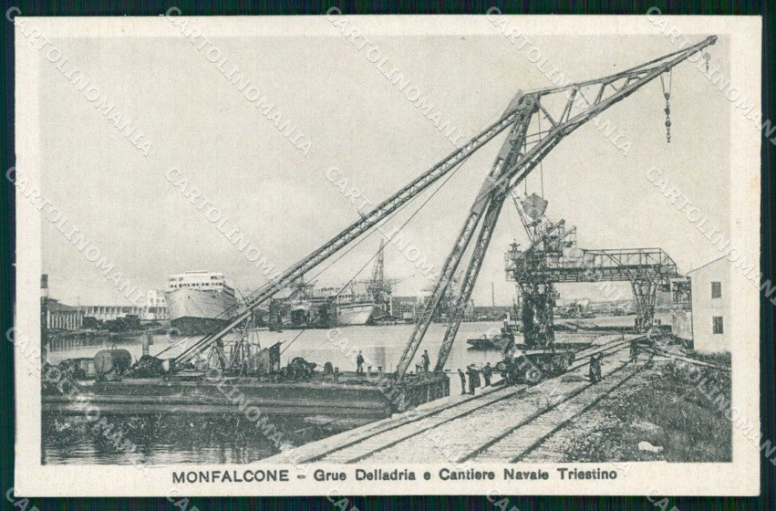 Gorizia Monfalcone Cantiere Navale cartolina RB8999 – fronte