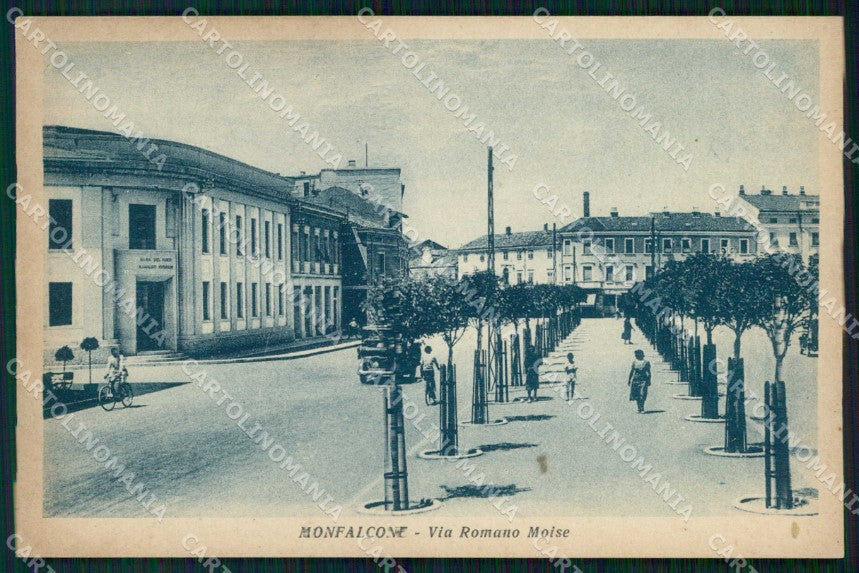 Gorizia Monfalcone Via Romano Moise Automobile cartolina RB9000 – fronte