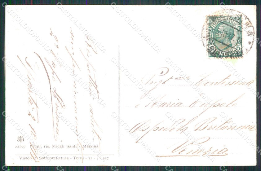 Messina Città Villaggio Regina Elena Alterocca 22799 cartolina RB9005 – retro