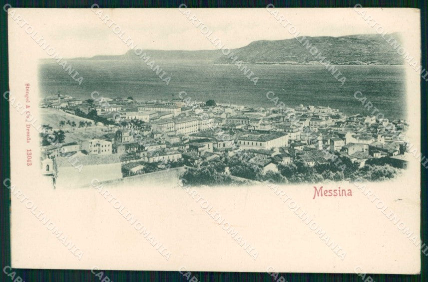 Messina Città Stengel 13043 cartolina RB9006 – fronte