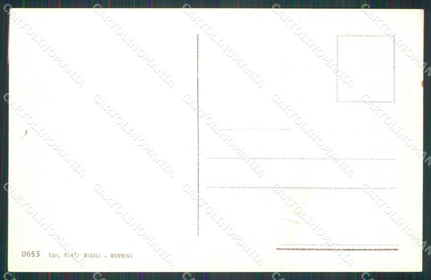 Messina Città Viale Stati Uniti cartolina RB9011 – retro