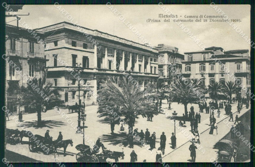 Messina Città Camera di Commercio Brunner 9206 cartolina RB9026 – fronte