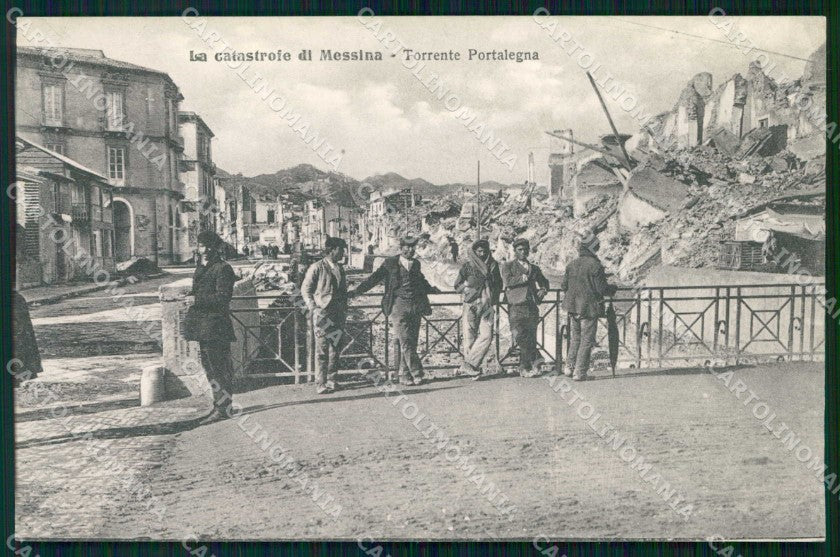 Messina Città Torrente Portalegna Alterocca 7059 cartolina RB9030 – fronte