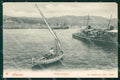 Messina Città Veduta del Porto Barche Trenkler 12730 cartolina RB9031 – fronte