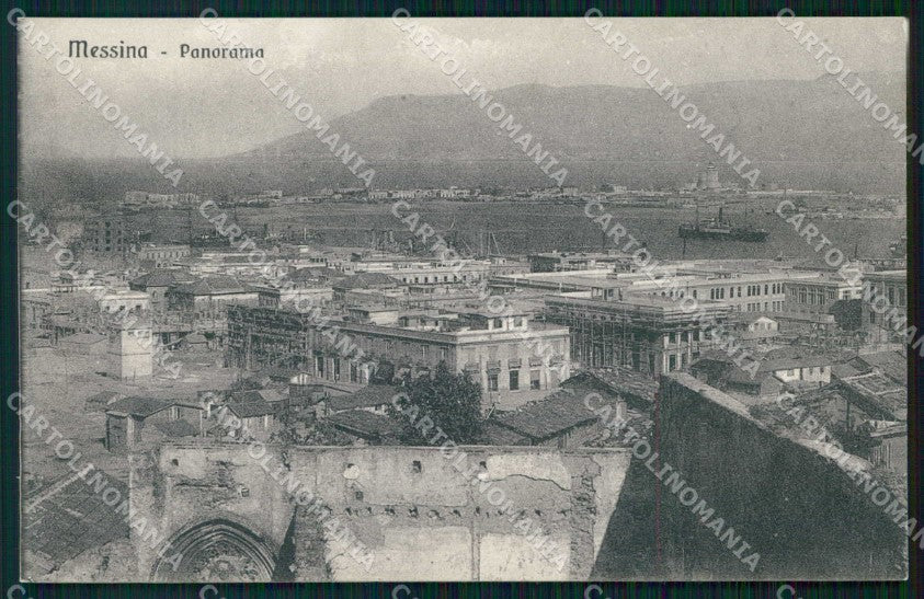 Messina Città Barche cartolina RB9033 – fronte