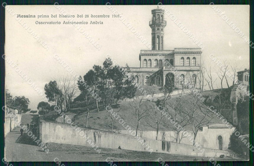 Messina Città Osservatorio Astronomico Andria Alterocca 259 cartolina RB9037 – fronte