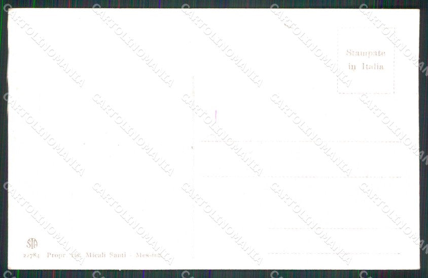 Messina Città Case Ferrovieri Alterocca 22784 cartolina RB9044 – retro