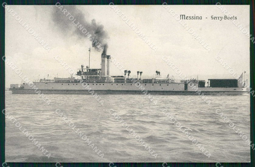 Messina Città Ferry Boats cartolina RB9046 – fronte