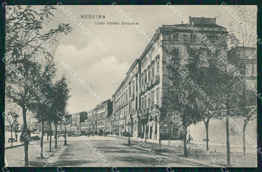 Messina Città Corso Vittorio Emanuele Trenkler cartolina RB9053 – fronte